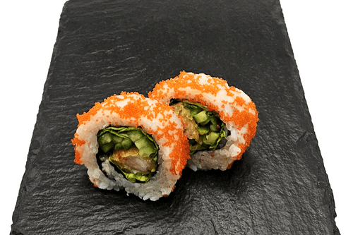 Masago roll Crevette Tempura