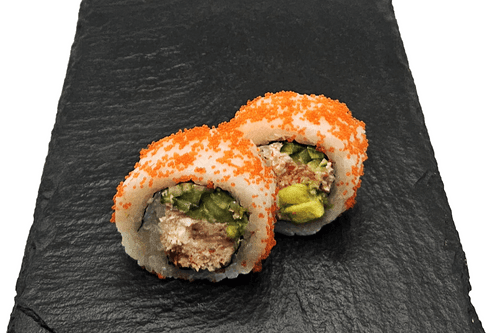 Masago roll salade de crabe